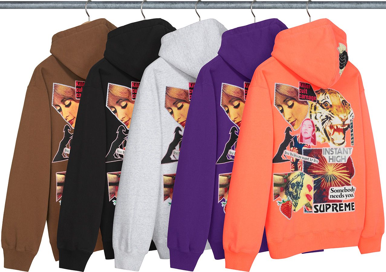 Instant High Patches Hooded Sweatshirt – Supreme