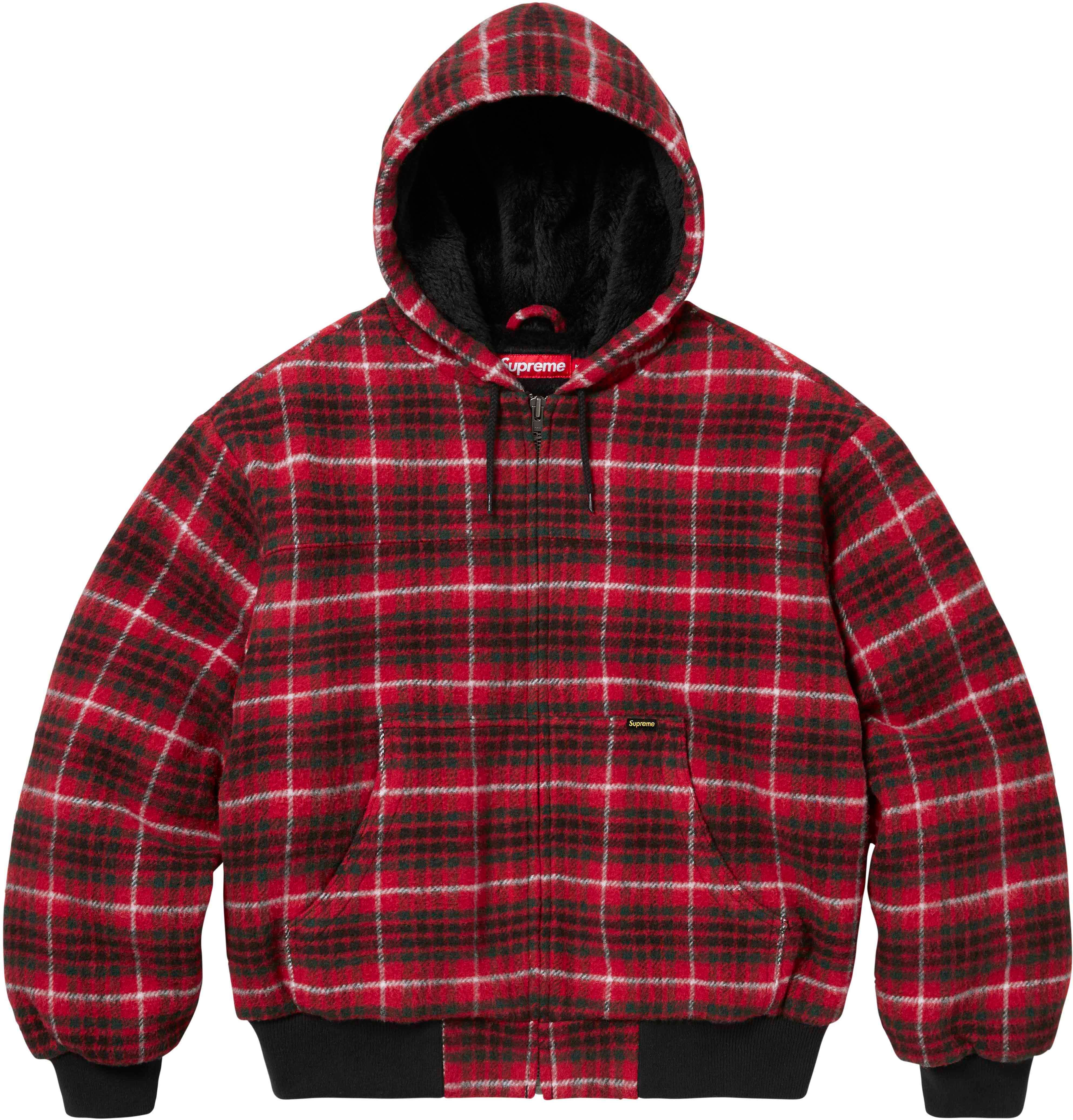 Plaid Wool Hooded Work Jacket – Supreme