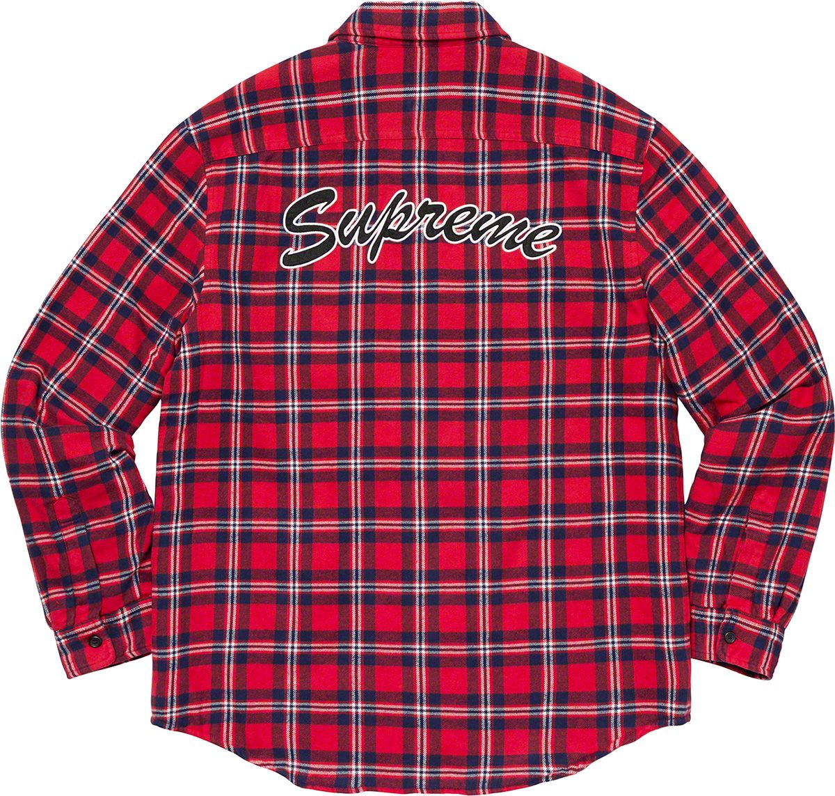 Arc Logo Quilted Flannel Shirt – Supreme