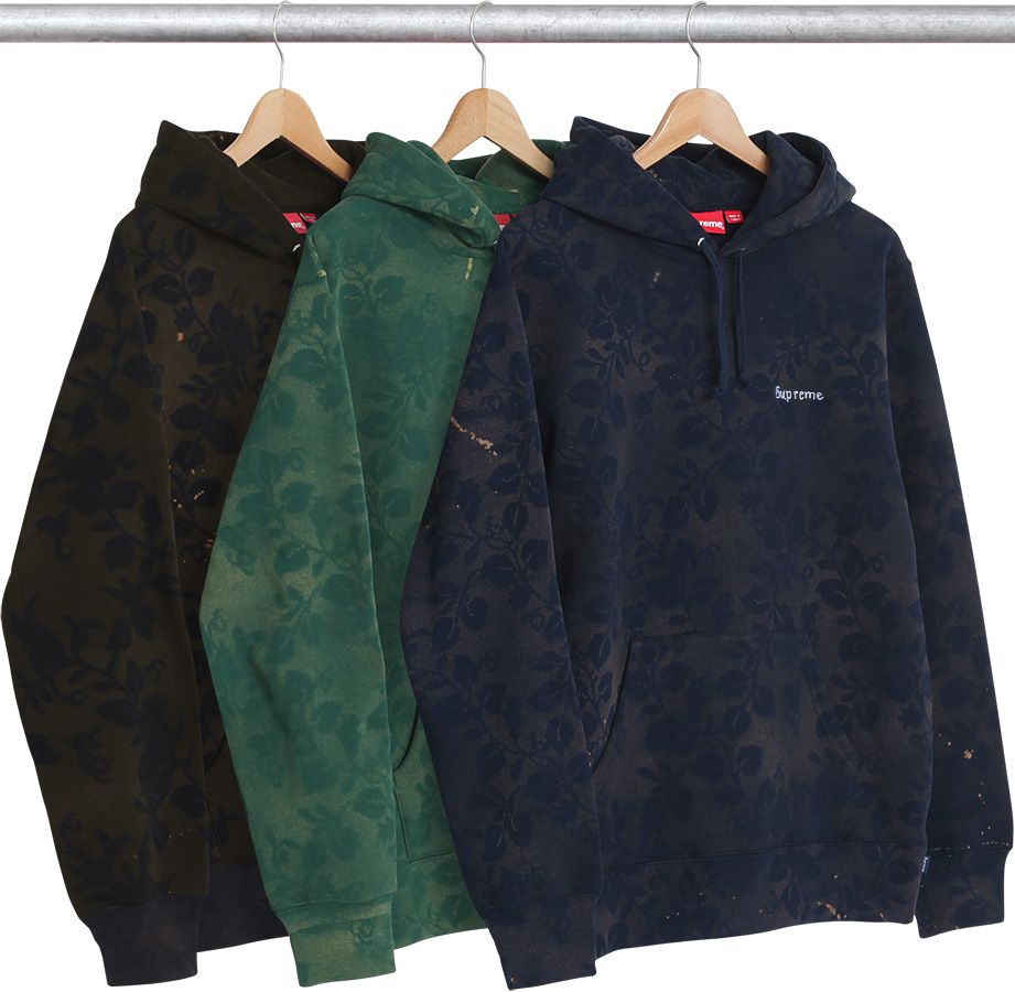 Bleached Lace Hooded Sweatshirt – Supreme