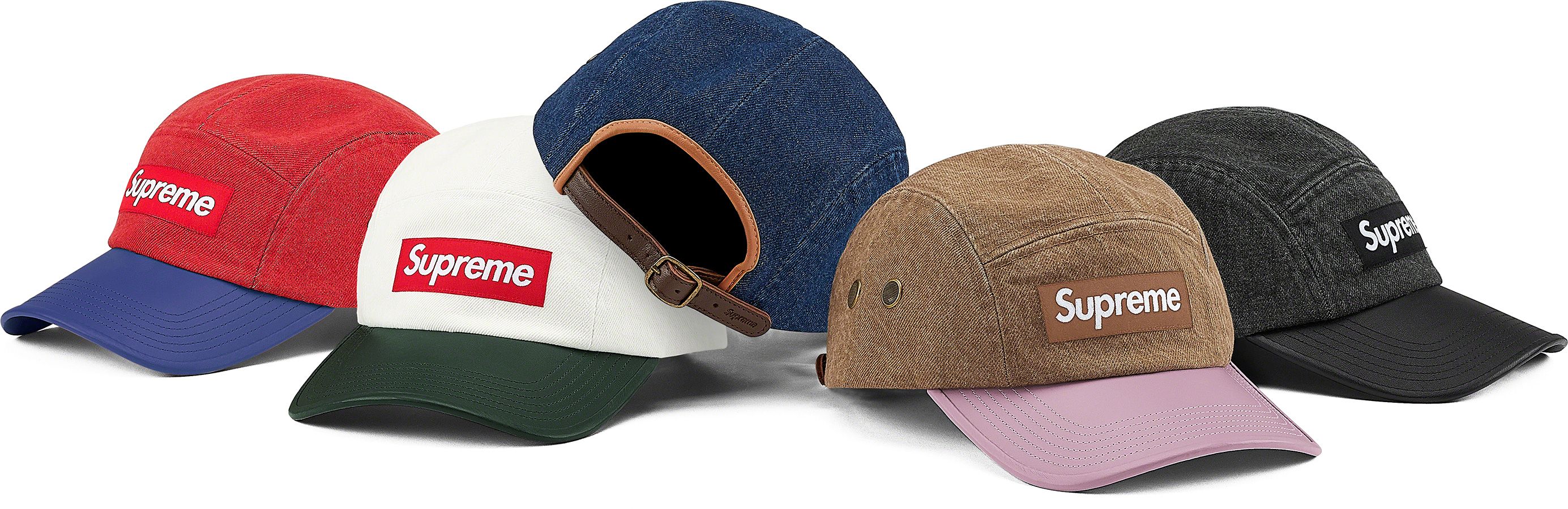 2-Tone Denim Camp Cap – Supreme