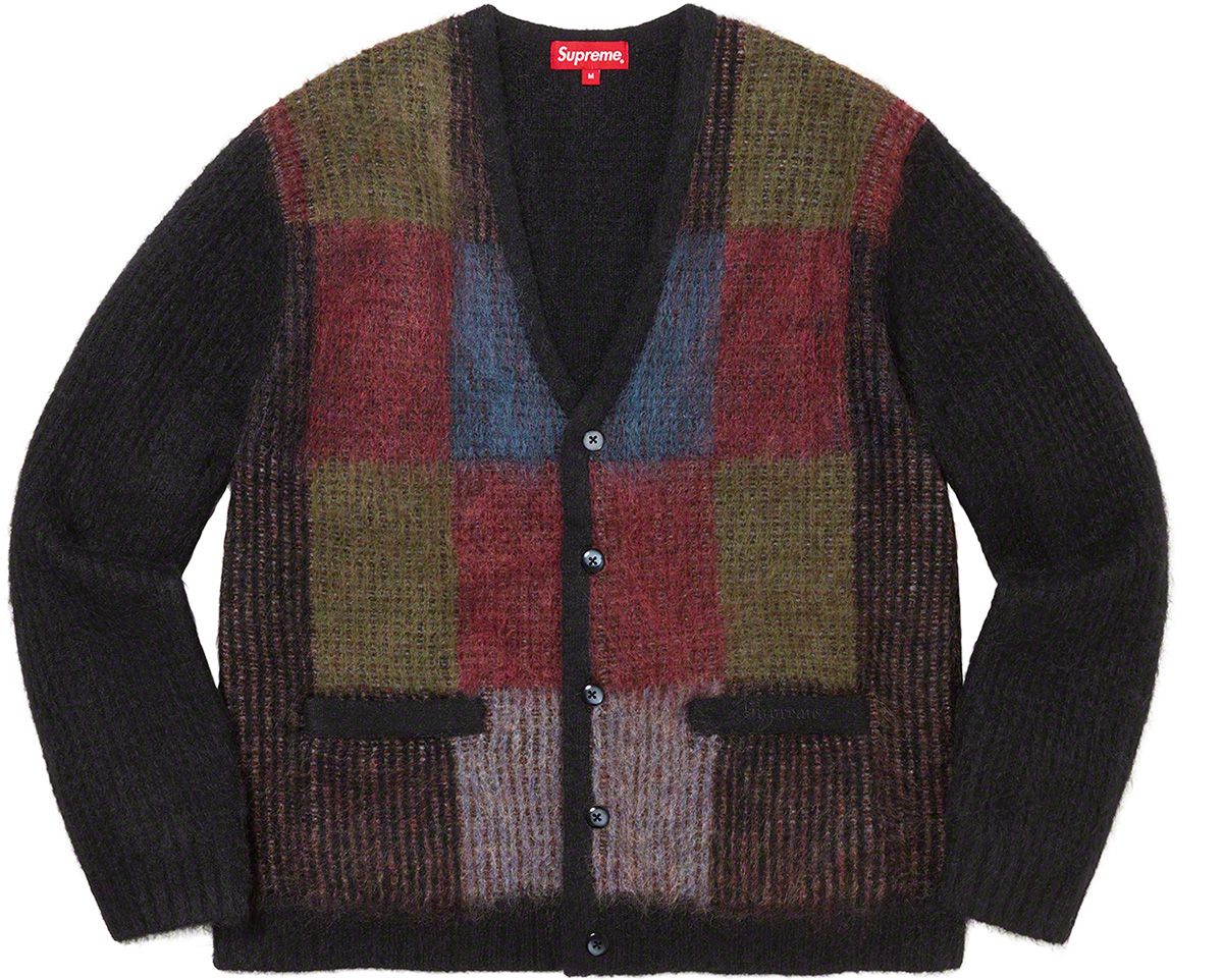 Brushed Grid Cardigan – Supreme