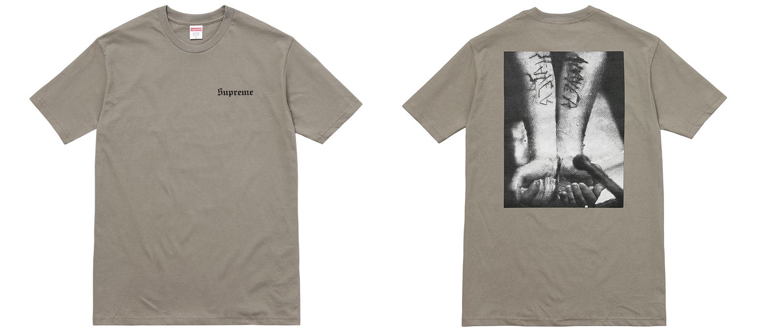 Supreme Slayer Tee Pictures for retailer CRVN