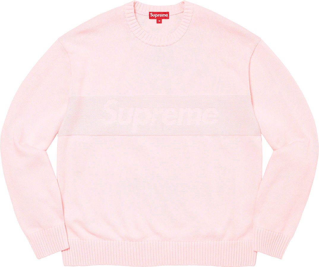 Tonal Paneled Sweater – Supreme