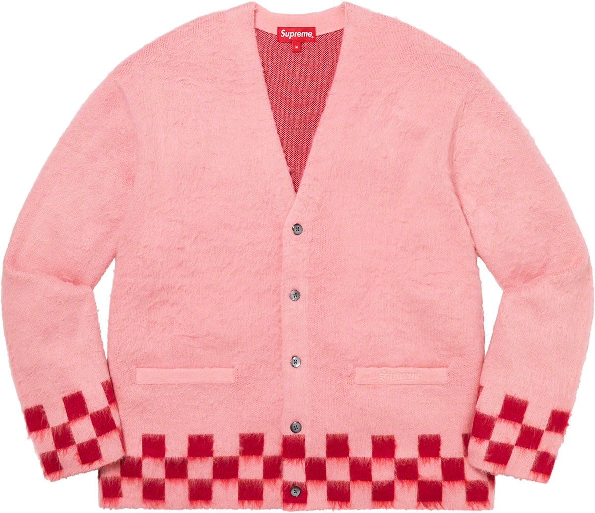 Brushed Checkerboard Cardigan – Supreme