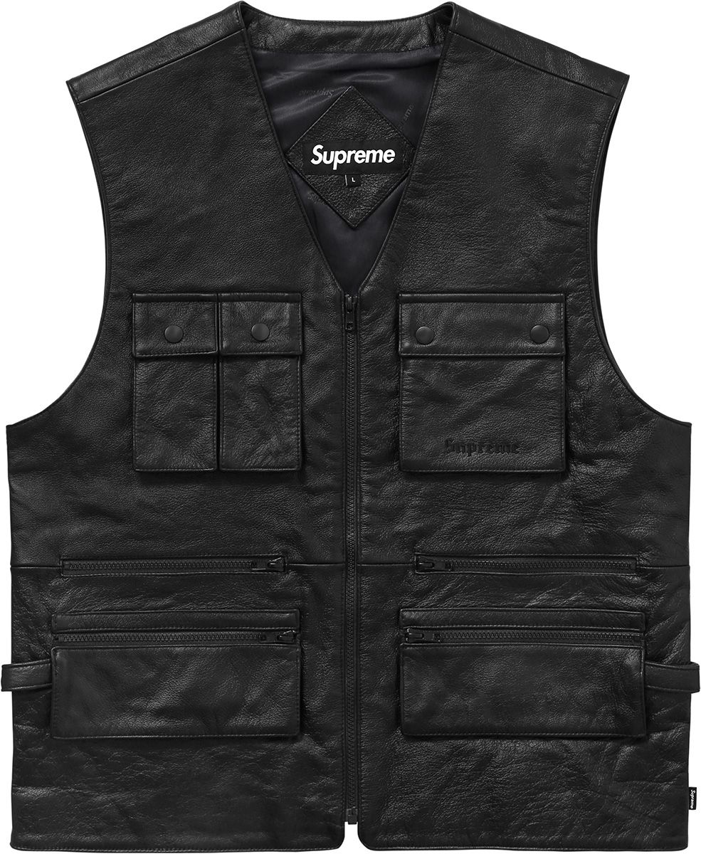 Leather Utility Vest – Supreme