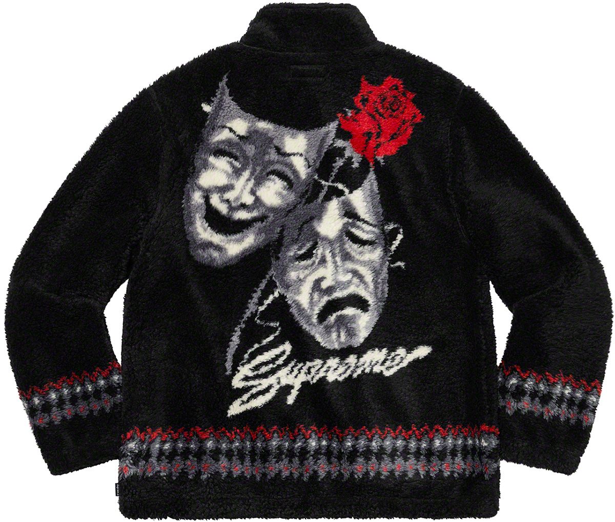 Drama Mask Fleece Jacket – Supreme