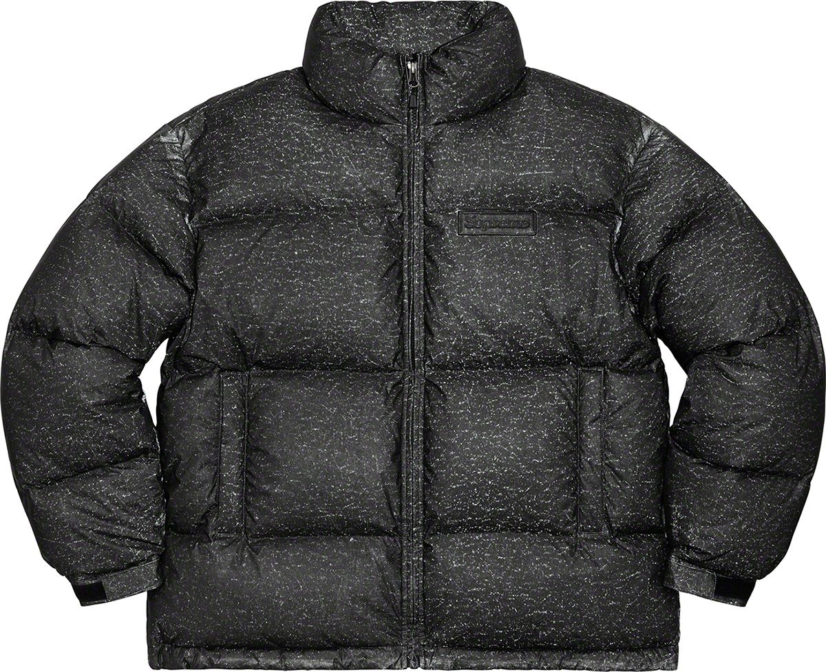 Reflective Speckled Down Jacket – Supreme