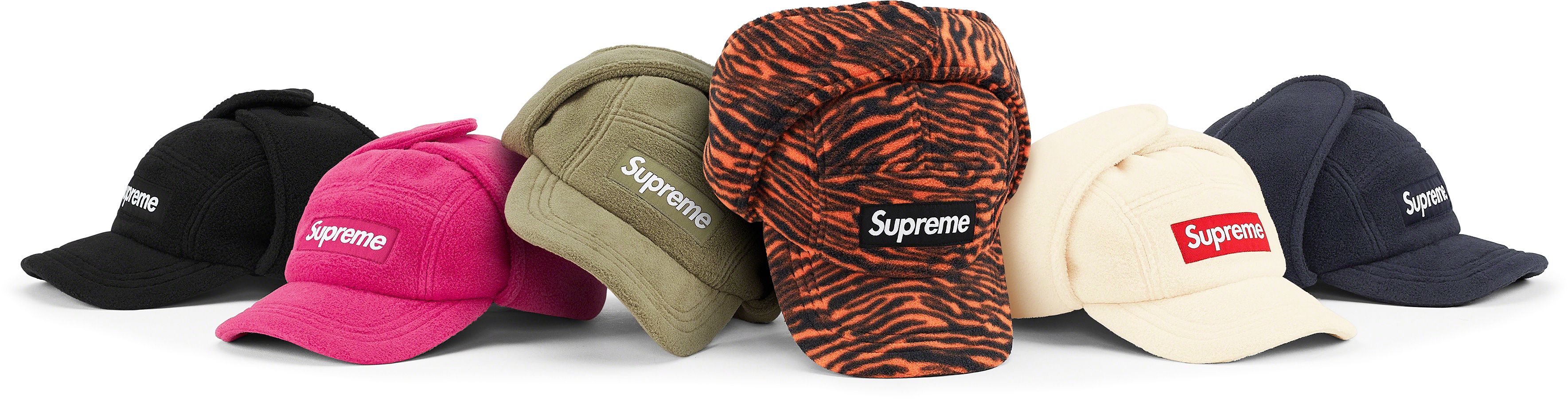 Supreme popular POLARTEC EARFLAP CAMP CAP