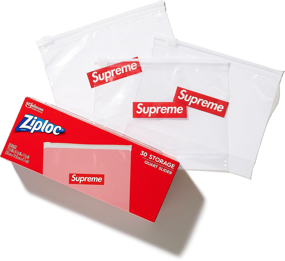 Supreme®/Ziploc® Bags (Box of 30) – Supreme