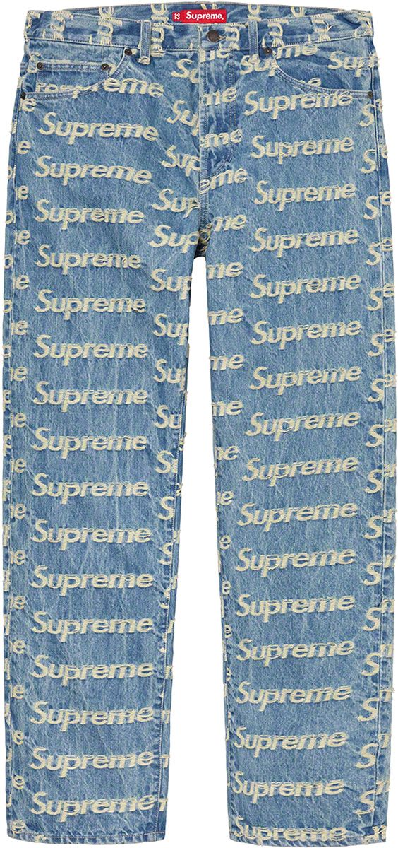 Frayed Logos Regular Jean – Supreme