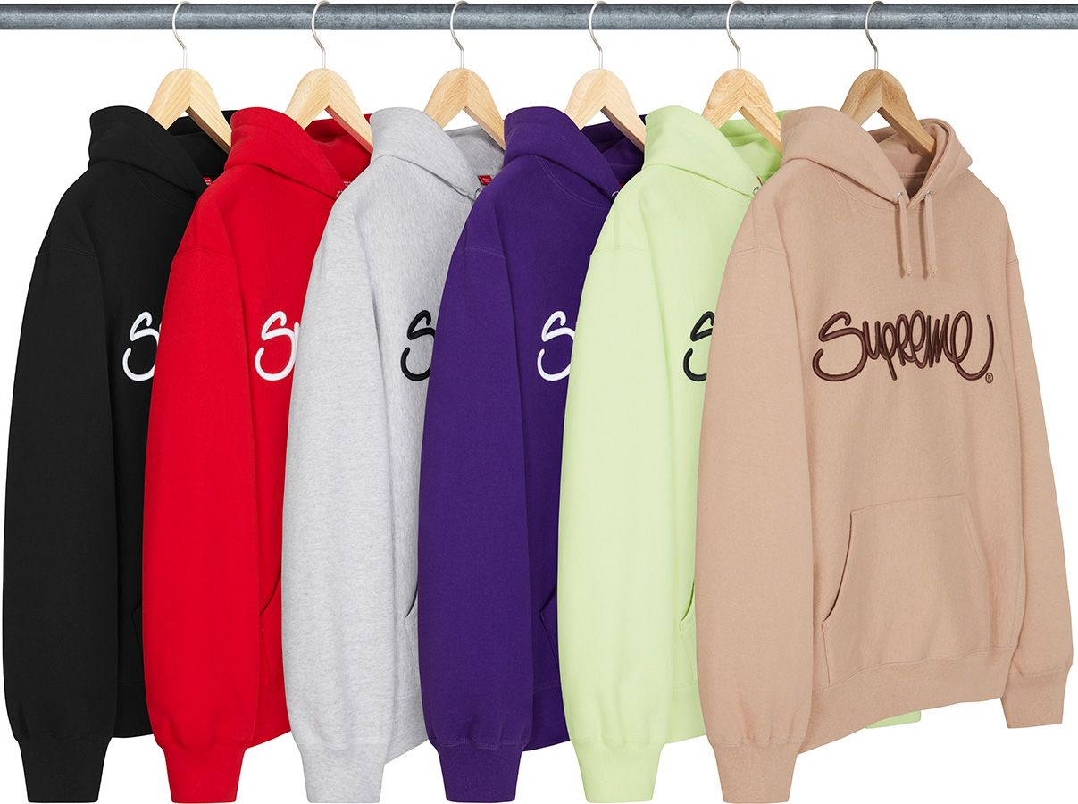 6colors】Supreme Raised Handstyle Hooded ファッション Sweatshirt 2022SS シュプリーム  レイズド ハンドスタイル フーディー スウェットシャツ 2022年春夏