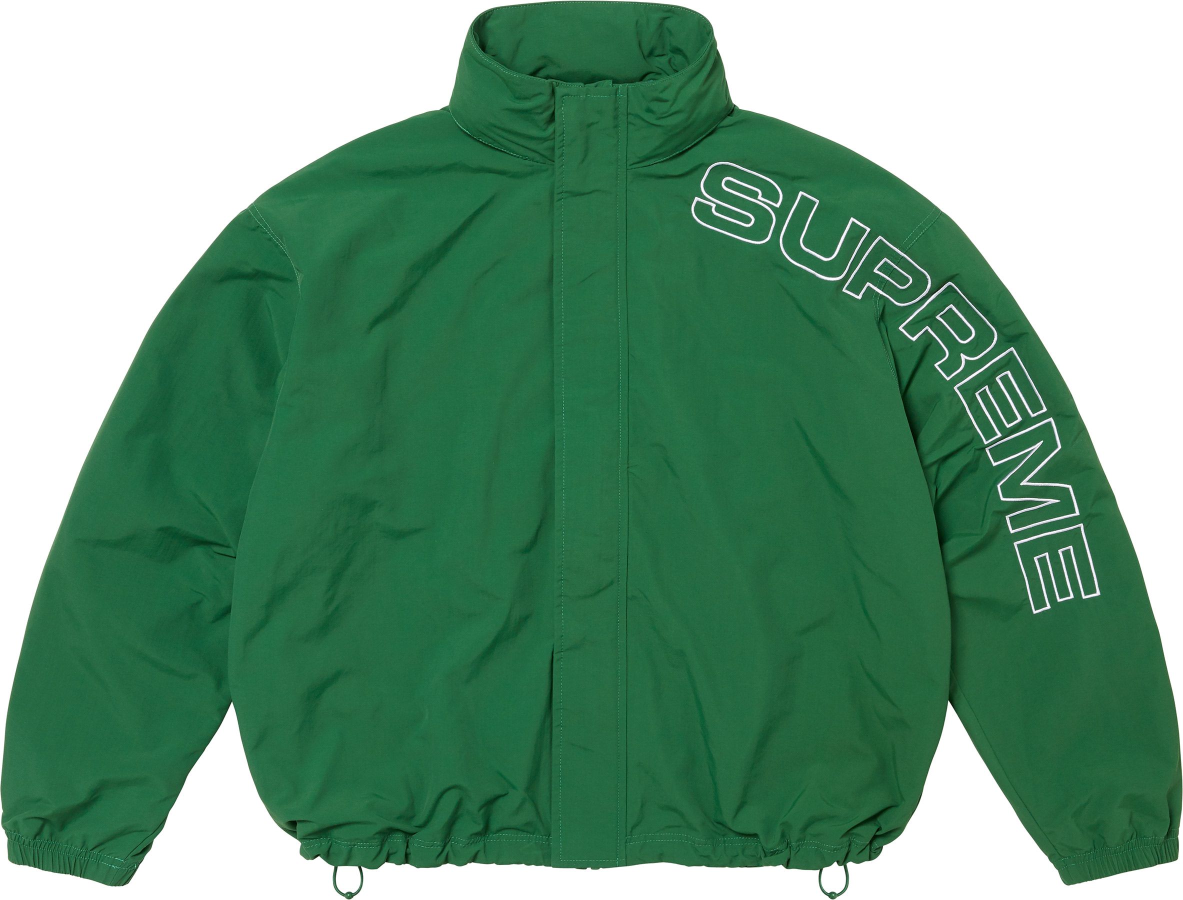 Spellout Embroidered Track Jacket – Supreme