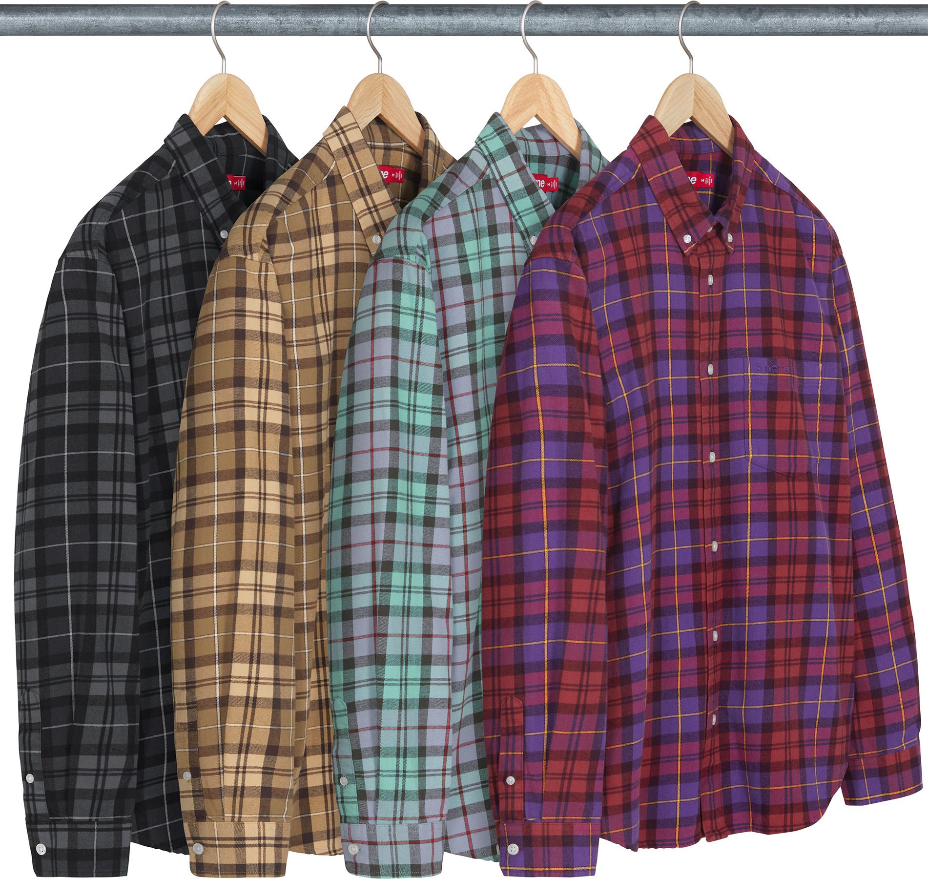 Supreme store Plaid Tshirt