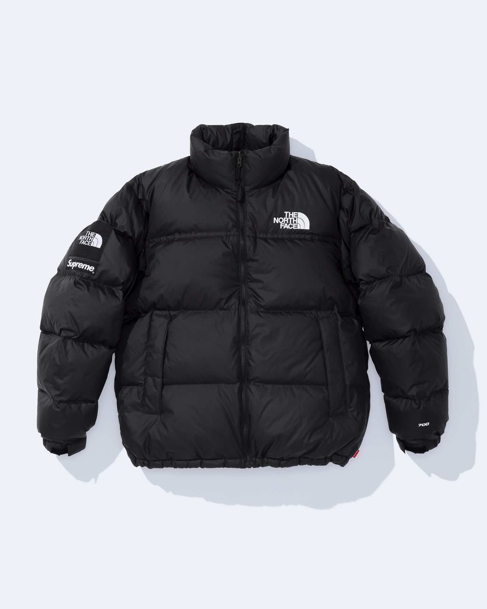 Supreme tnf nuptse jacket on sale