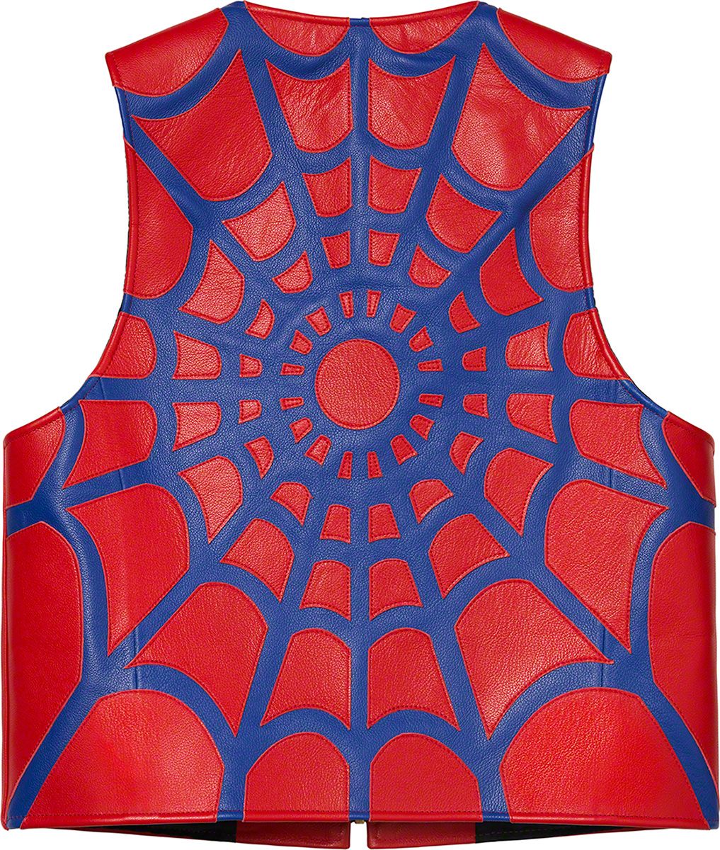 Supreme®/Vanson Leathers® Spider Web Vest – Supreme