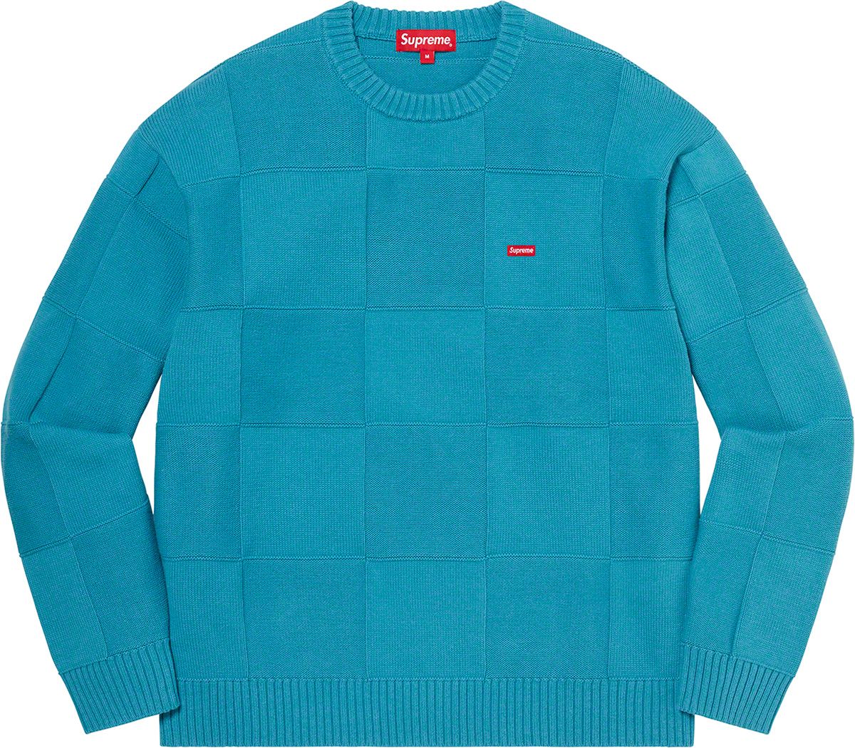 Tonal Checkerboard Small Box Sweater – Supreme