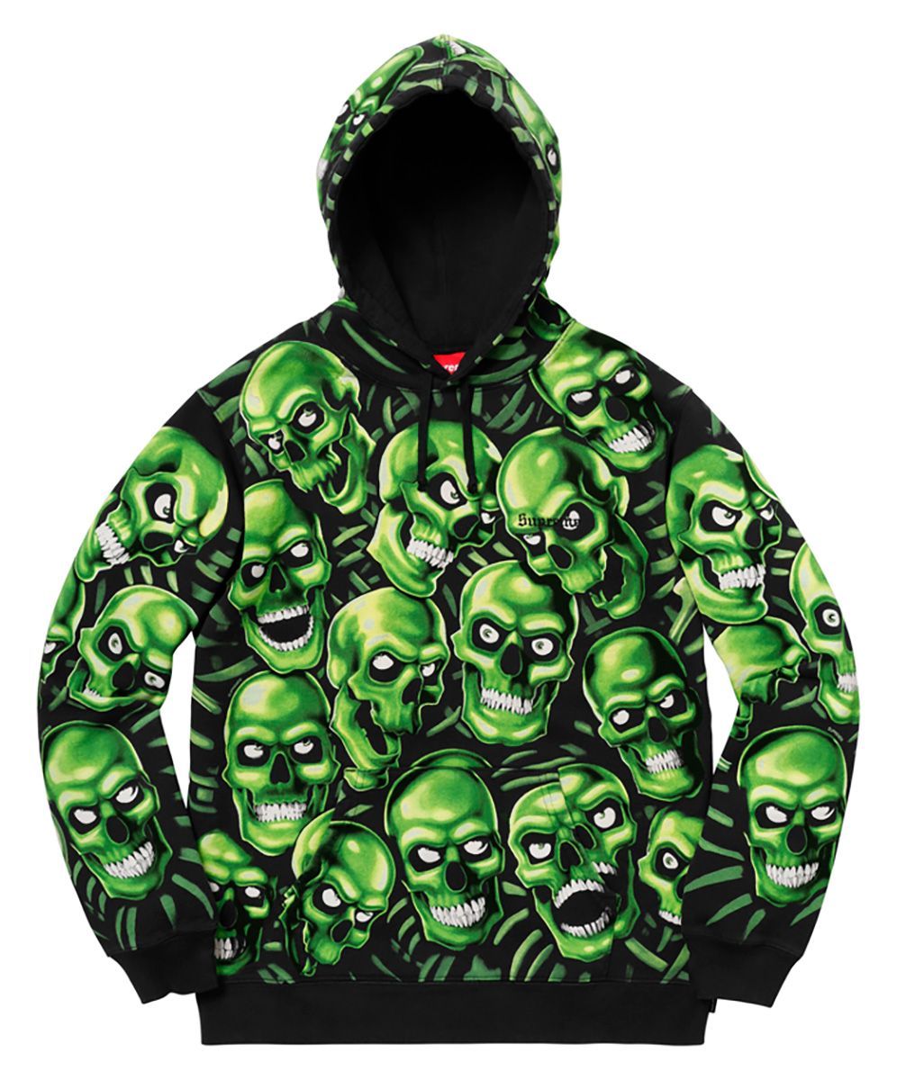 Skull Pile Hooded Sweartshirt – Supreme