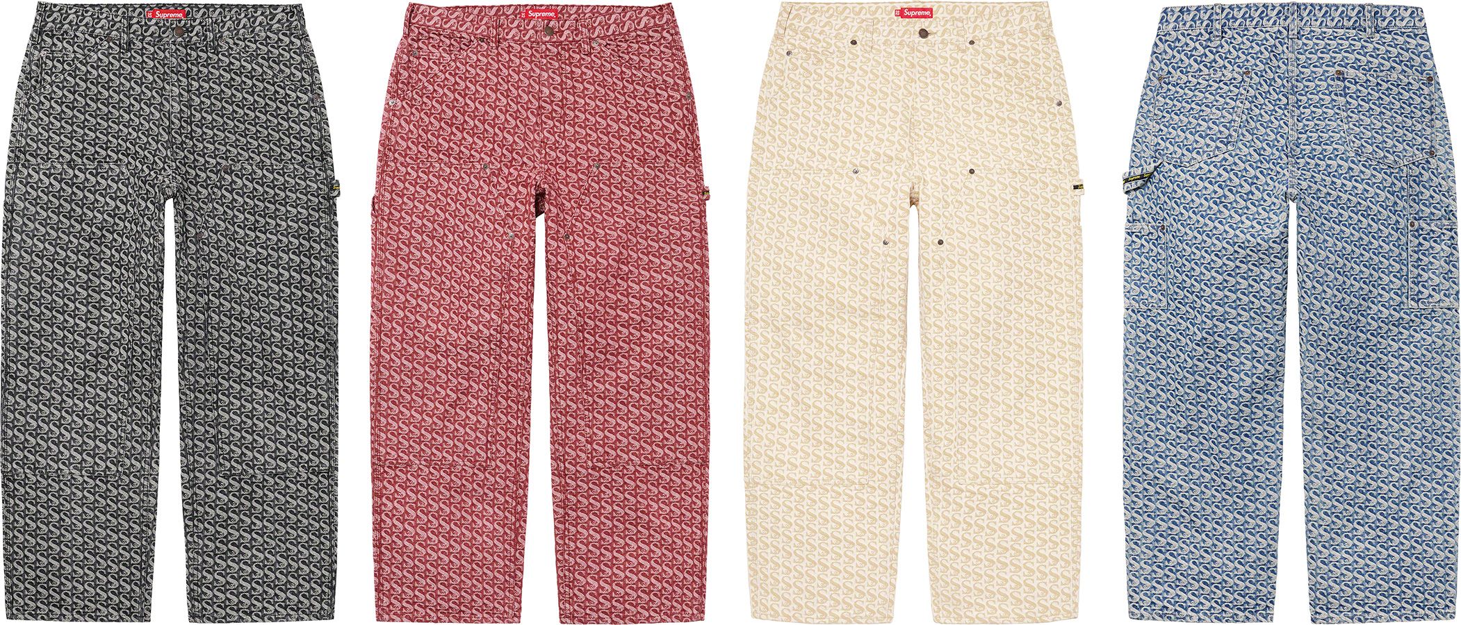 Monogram Double Knee Denim Painter Pant – Supreme