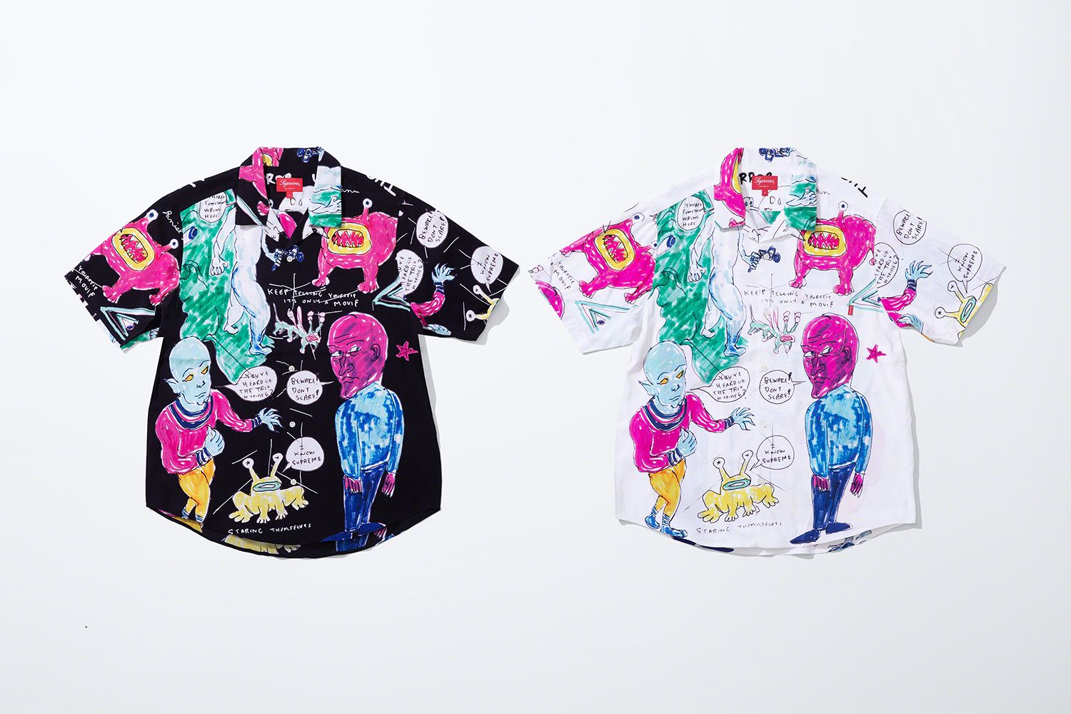 Supreme offers t shirt x Daniel Johnson