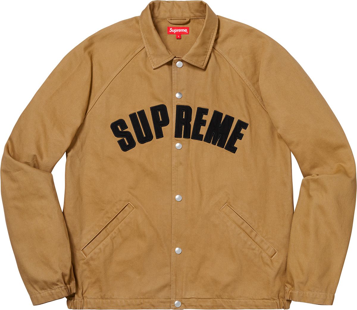 Snap front twill jacket supreme on sale