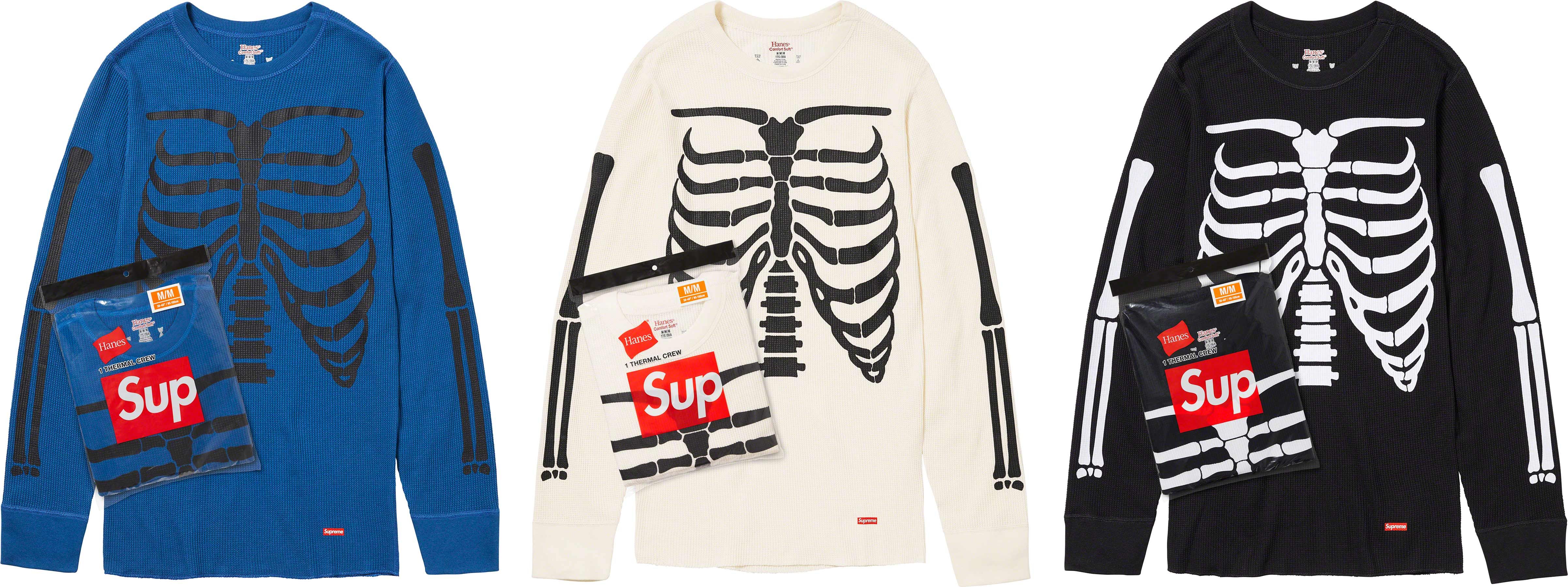 Supreme®/Hanes® Bones Thermal Crew (1 Pack) – Supreme