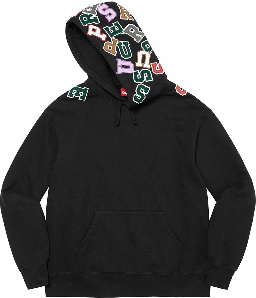 Scattered Appliqué Hooded Sweatshirt – Supreme