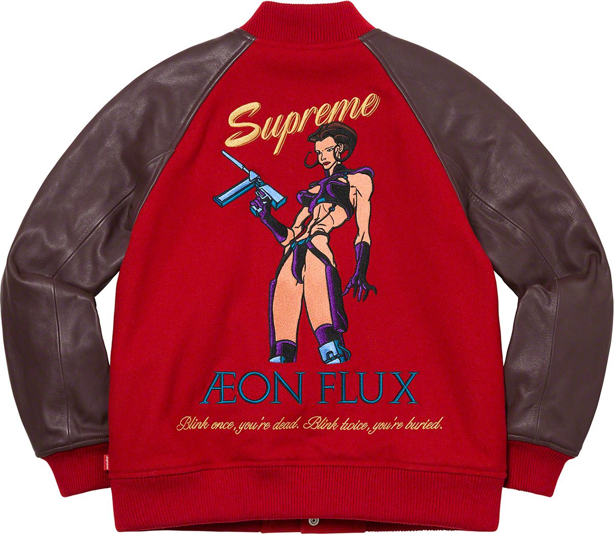 Aeon Flux Varsity Jacket – Supreme