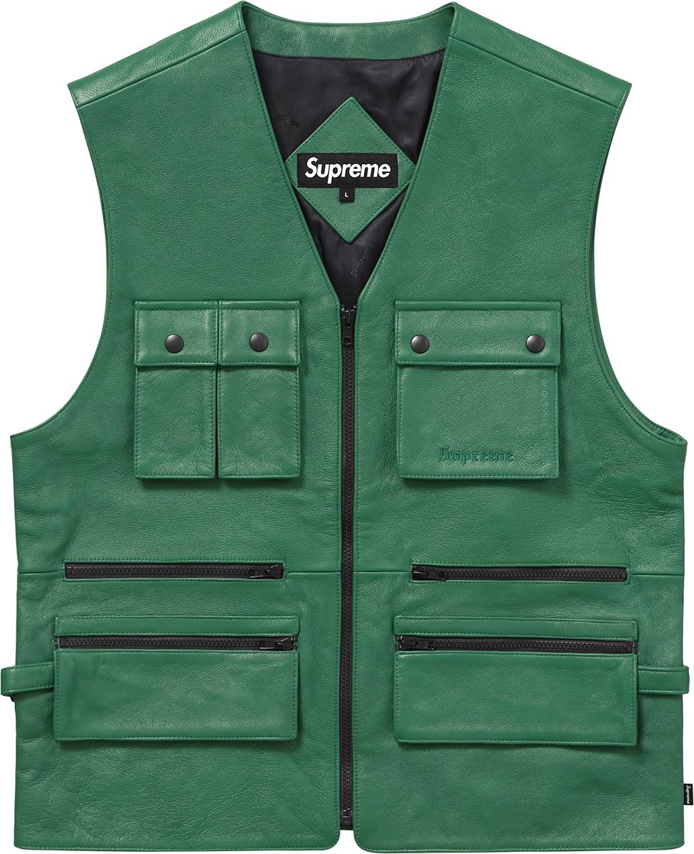 Leather Utility Vest – Supreme