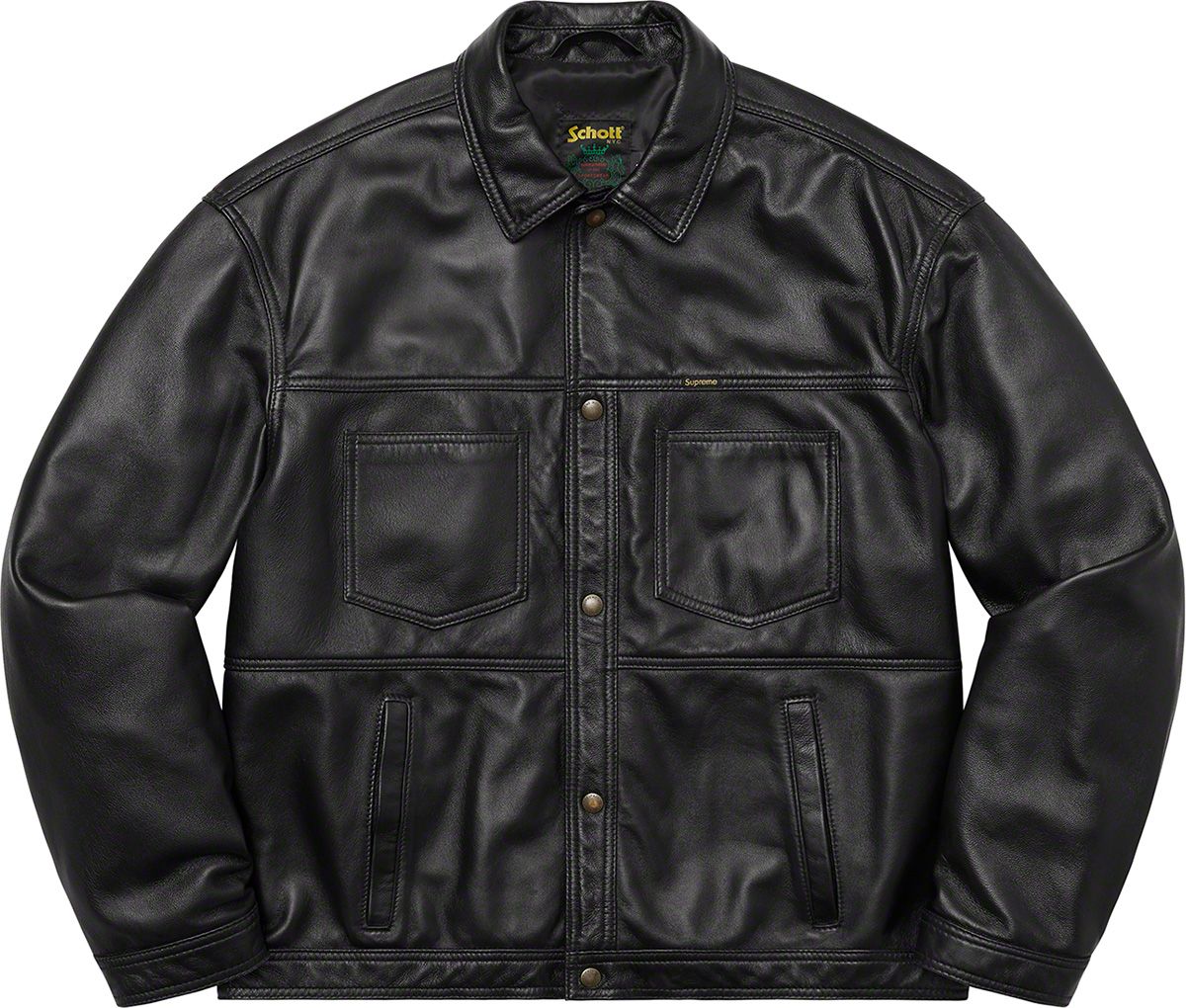 Supreme®/Schott® Leather Work Jacket – Supreme