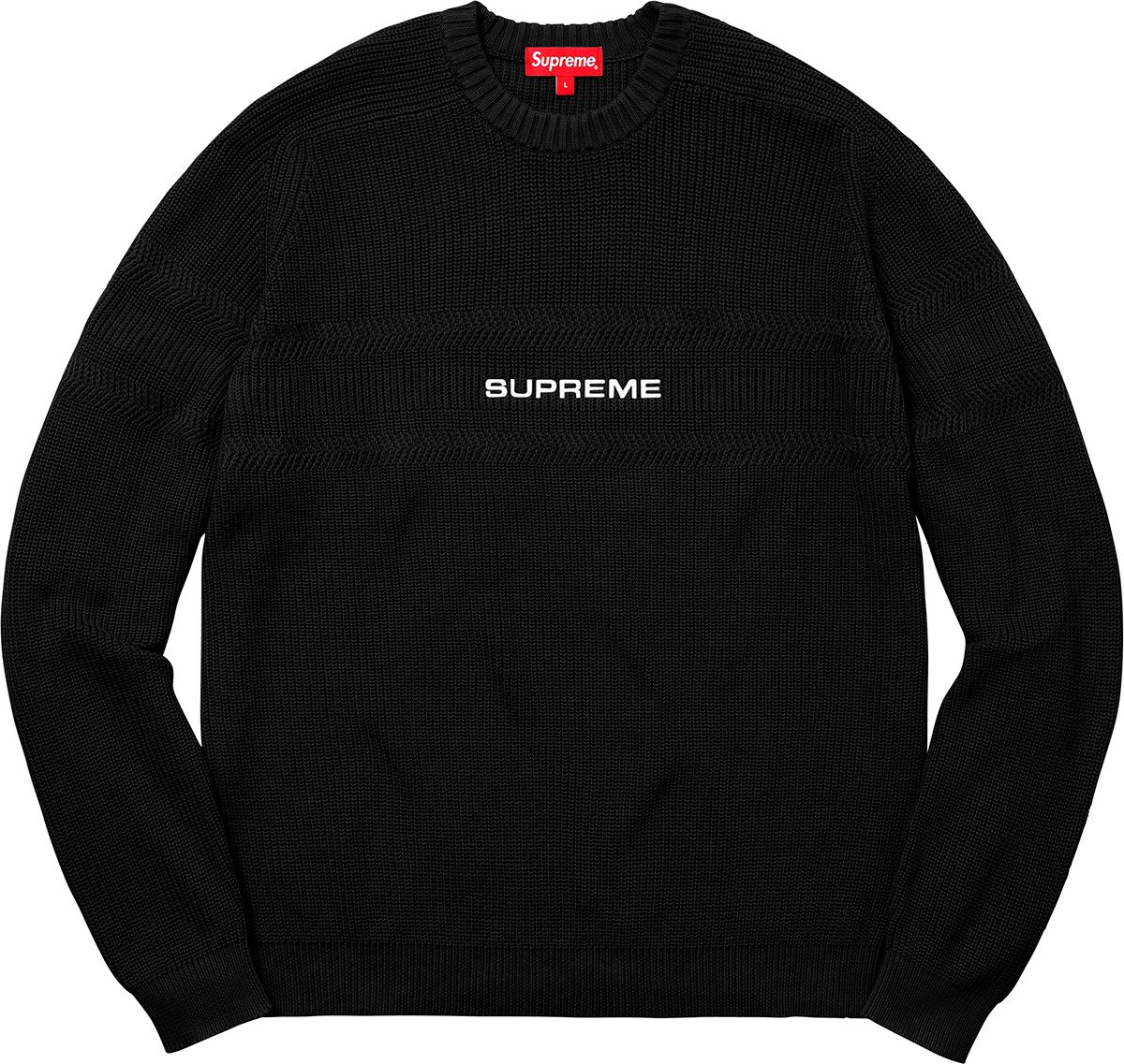 Chest Stripe Raglan Sweater Supreme