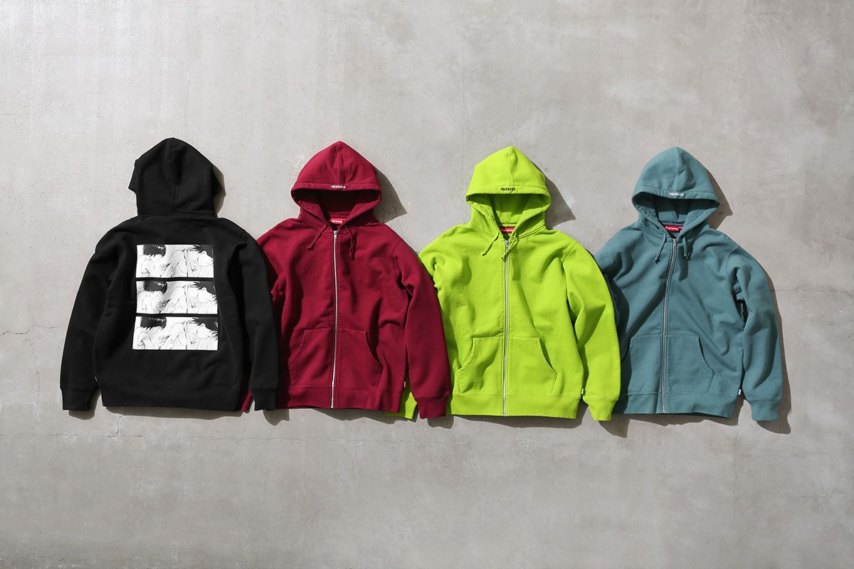 Supreme akira zip up hoodie online