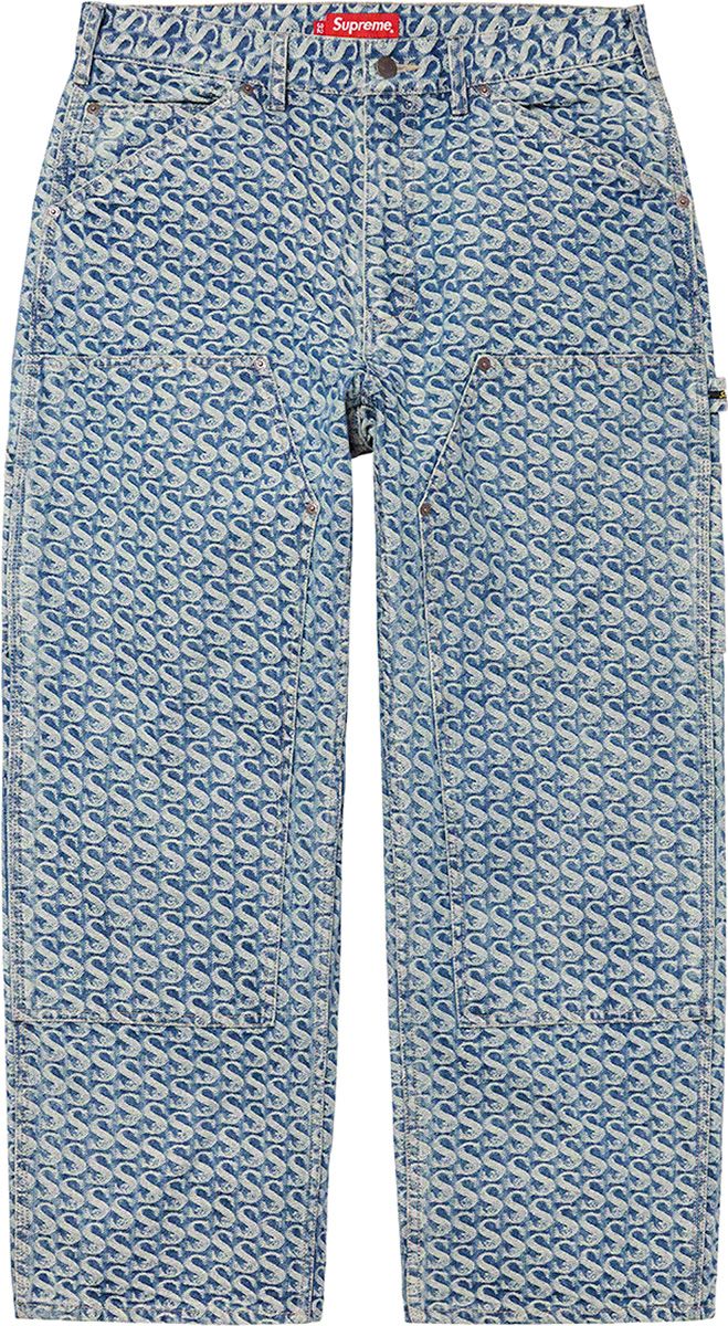 Monogram Double Knee Denim Painter Pant – Supreme