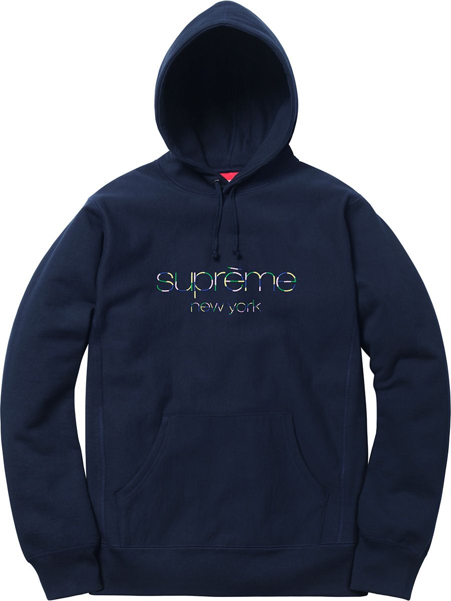 Multi Color Classic Logo Hooded Sweatshirt Supreme