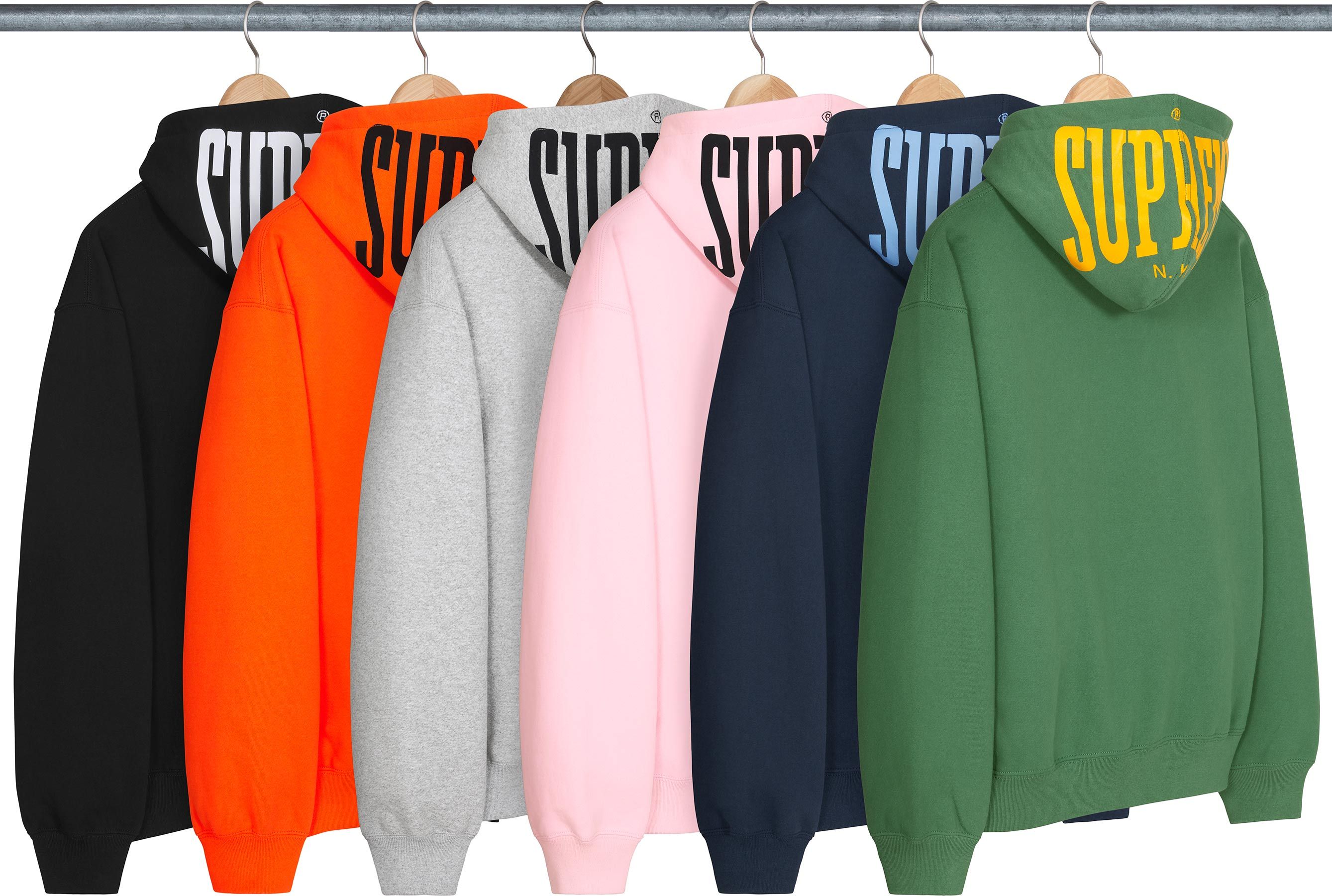 Overdyed Small Box Zip Up Hooded Sweatshirt – Supreme