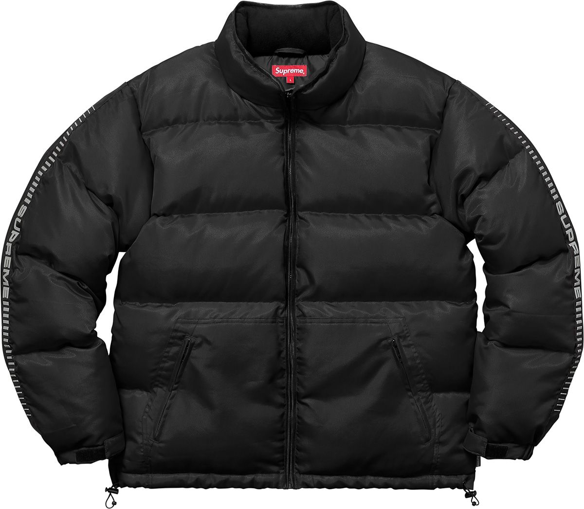 Reflective Sleeve Logo Puffy Jacket – Supreme