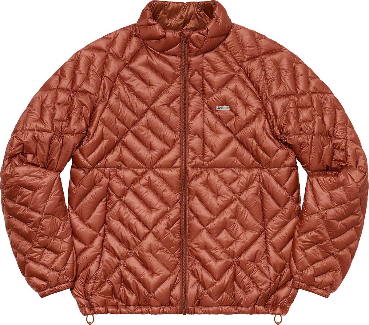 Spellout Quilted Lightweight Down Jacket – Supreme