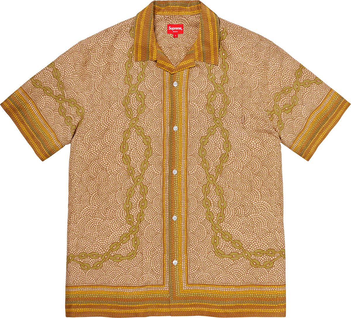 Mosaic Silk S/S Shirt – Supreme