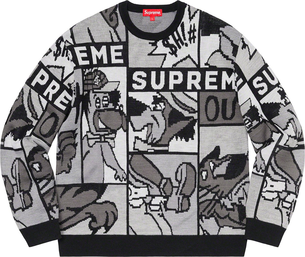 Stars Zip Up Sweater Polo – Supreme