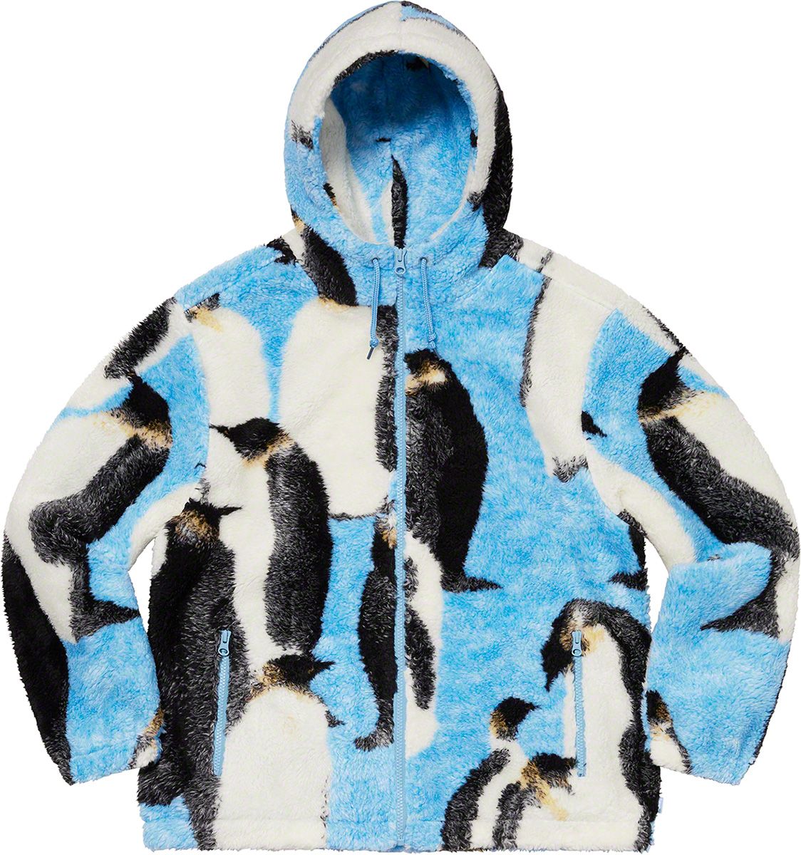 Penguins Hooded Fleece Jacket – Supreme