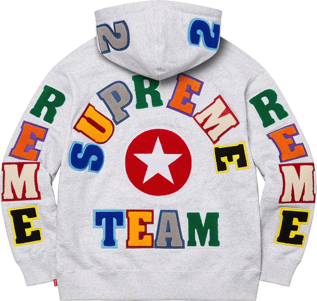 Supreme Team Chenille Hooded Sweatshirt – Supreme