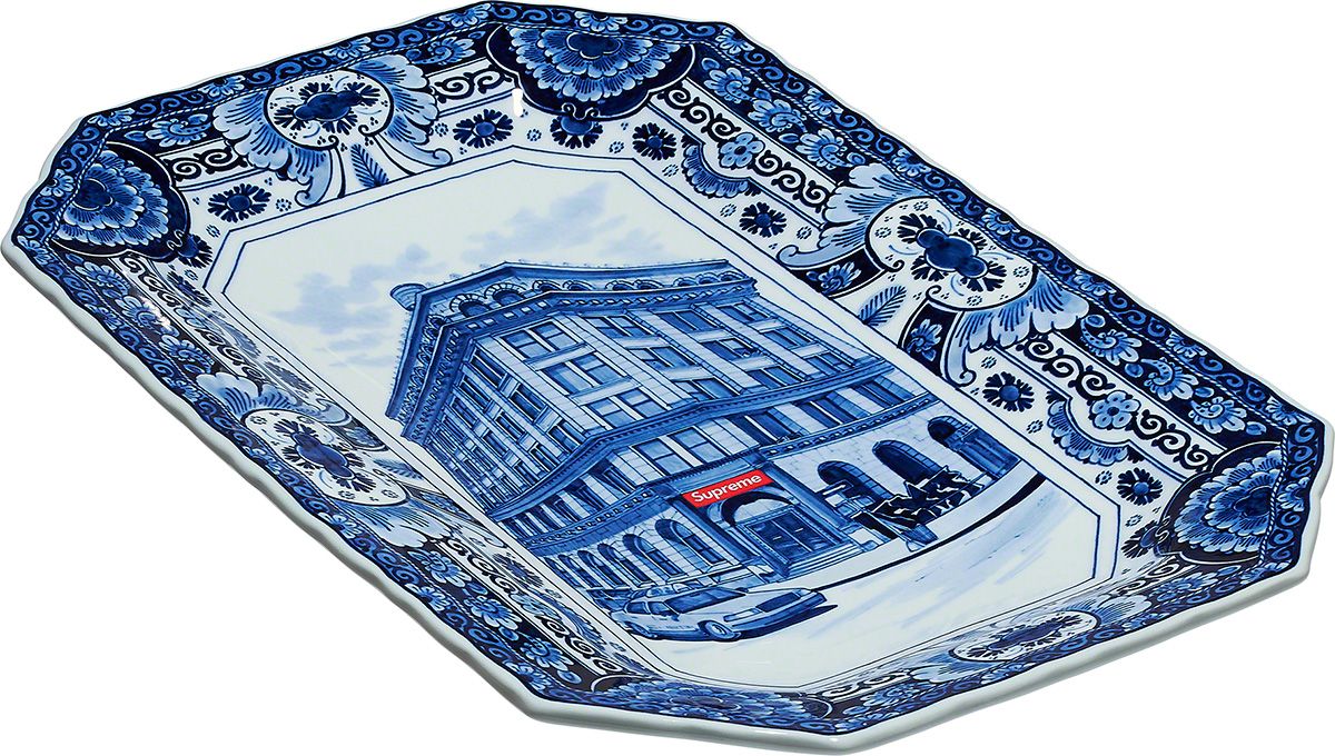 Supreme®/Royal Delft Hand-Painted 190 Bowery Large Plate – Supreme