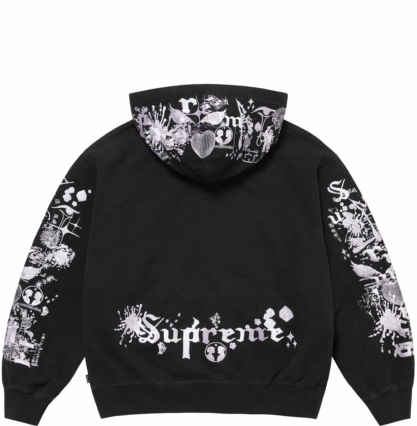 AOI Zip Up Hooded Sweatshirt – Supreme