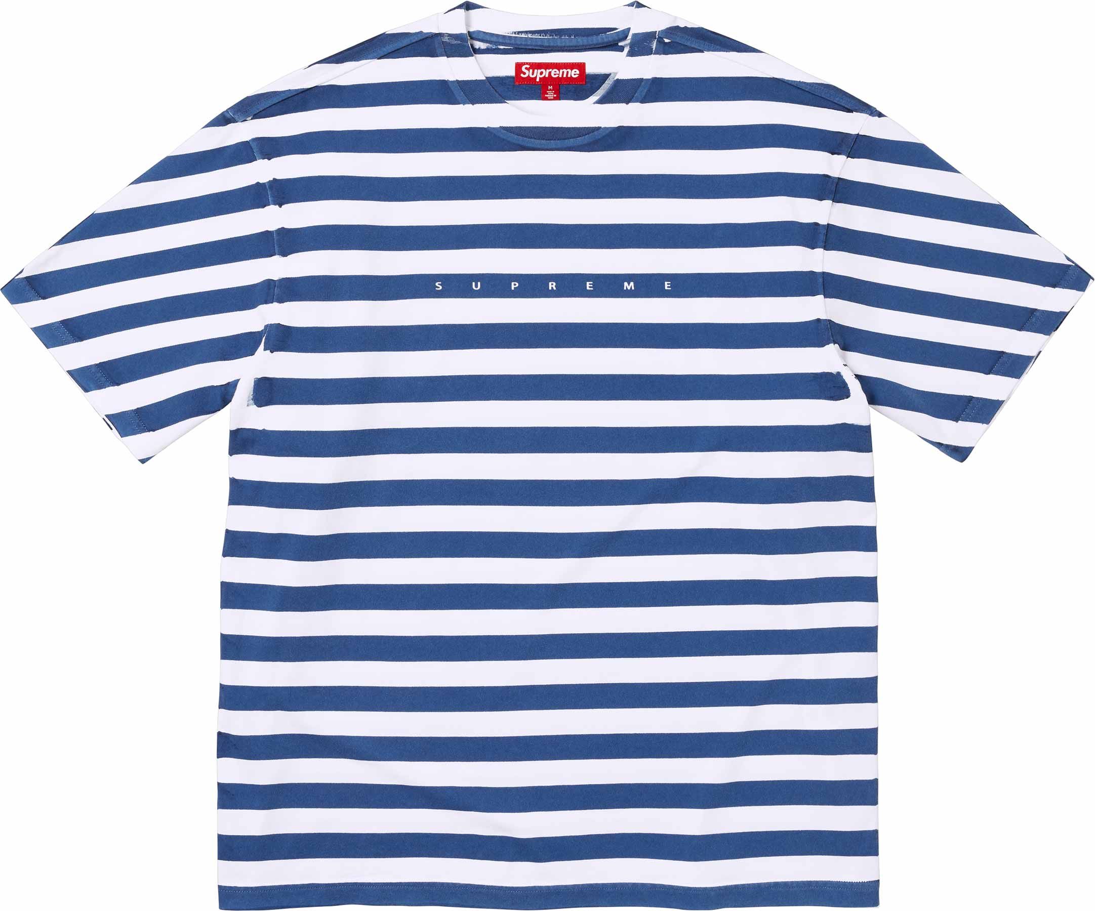 Overprint Stripe S/S Top – Supreme