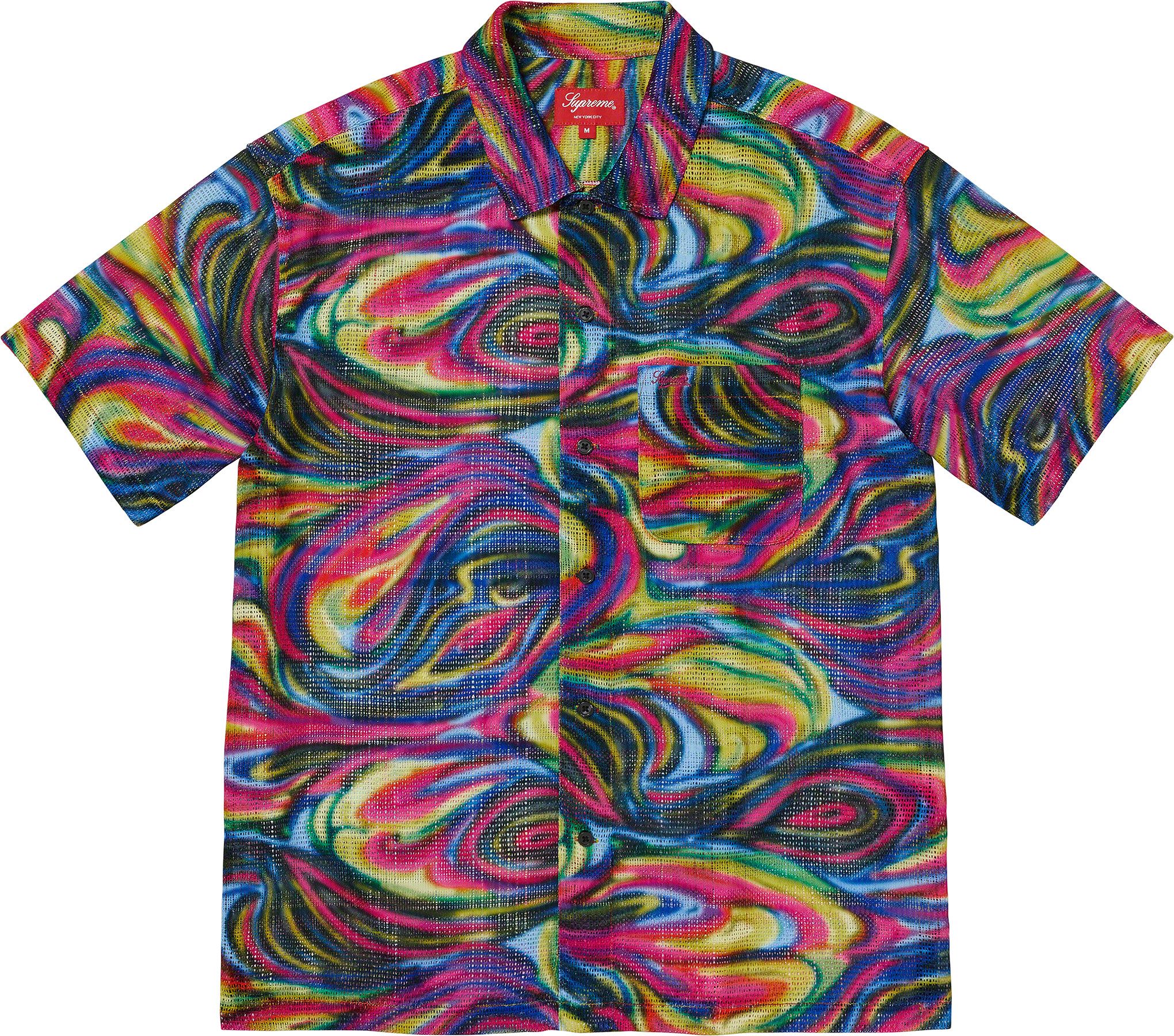 Mesh Stripe S/S Shirt – Supreme