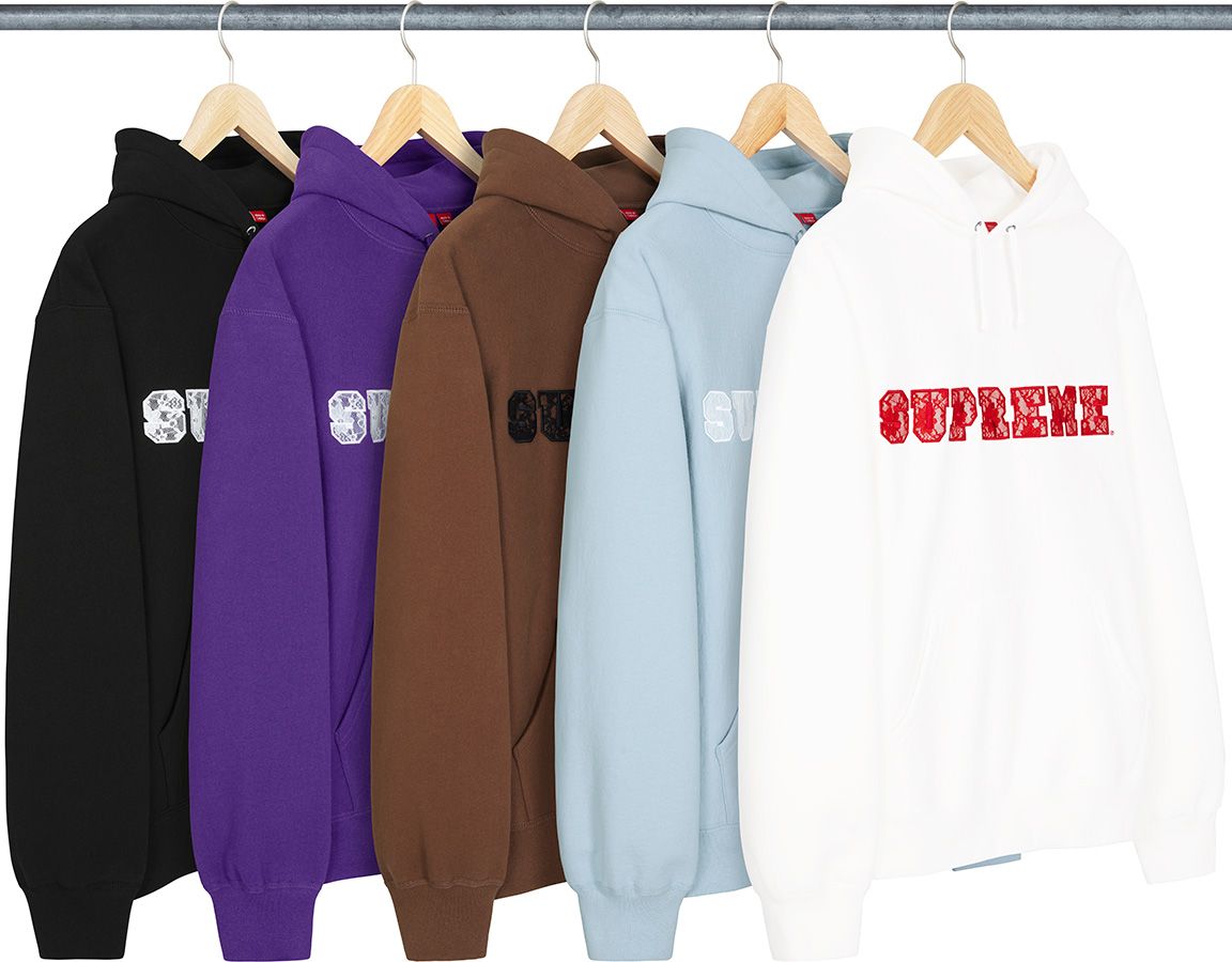 Lace Hooded Sweatshirt – Supreme