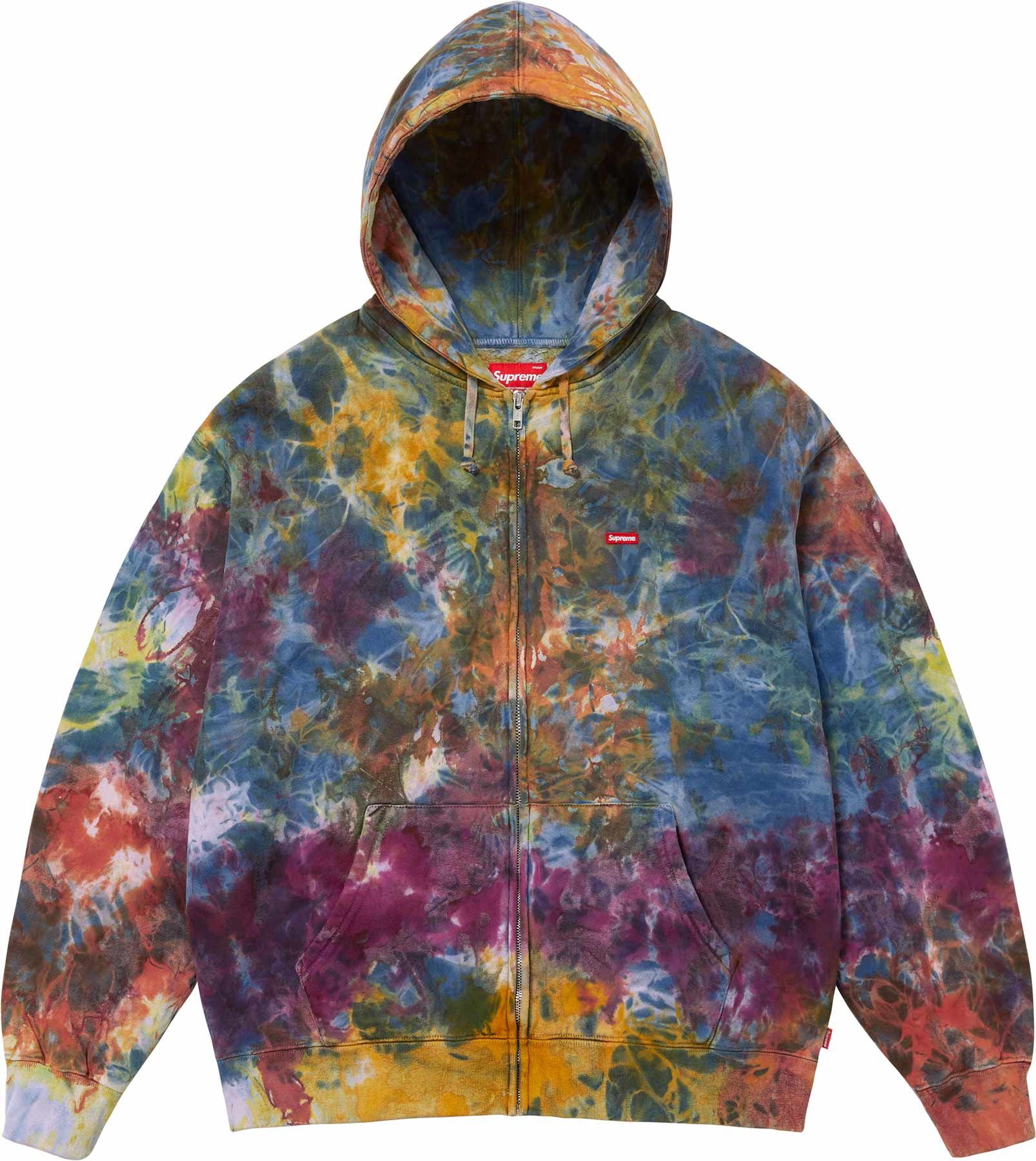 Overdyed Small Box Zip Up Hooded Sweatshirt – Supreme