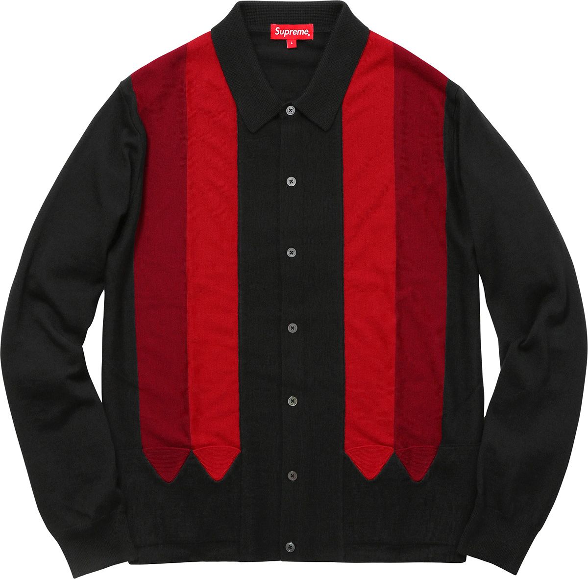 Arrows Striped Polo Sweater – Supreme