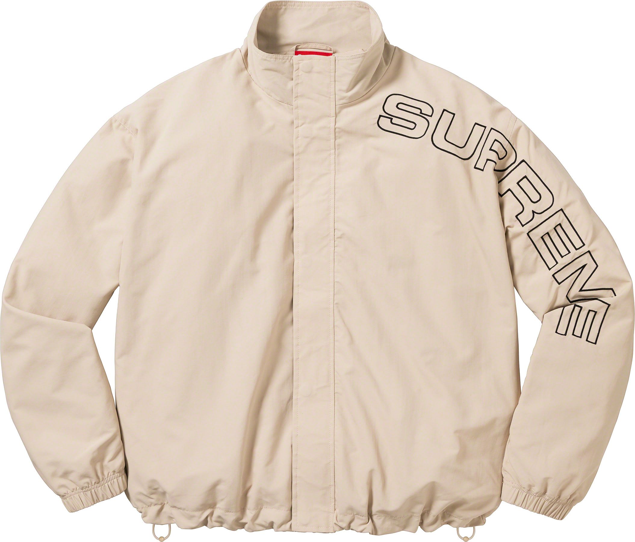 Spellout Embroidered Track Jacket – Supreme