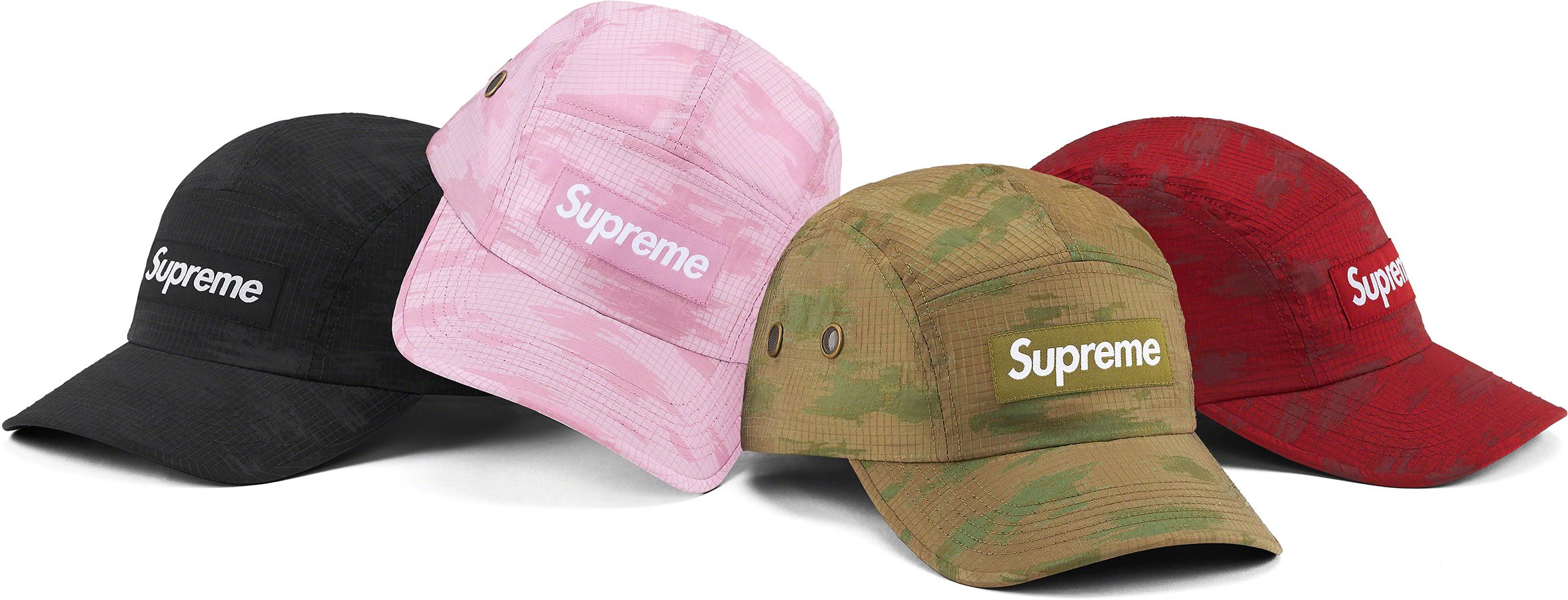 Linen Fitted Camp Cap – Supreme